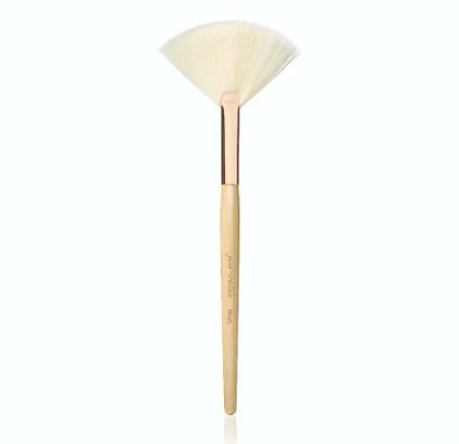 Blush/White Fan Brush