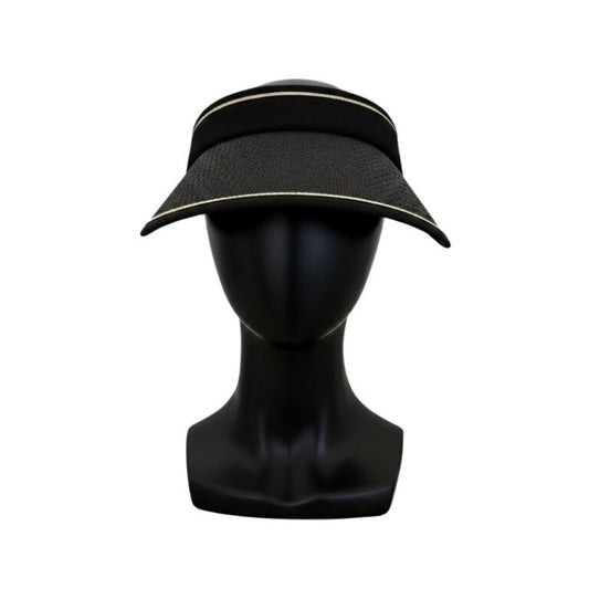BLUESTONE SUNSHIELDS Straw Visor 2.0  Black